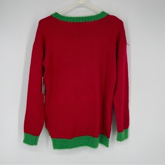 33 Degrees Christmas Sweater Naughty is the New Nice Ugly dog - Picture 7 of 7